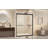Tempered Glass With Explosion Proof Film,Aluminum Frame Double Sliding Shower Door,Stainless Steel Handle-112517865