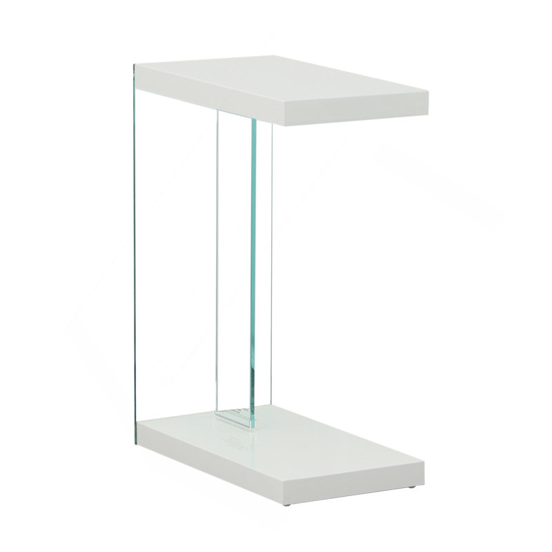 Table d'appoint Chair - blanc, Blanc