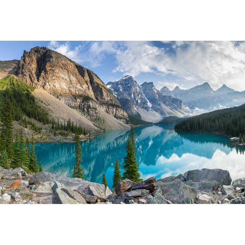 " Crystal Blue Mountain Lake ", 16" H x 24" W x 1.5" D
