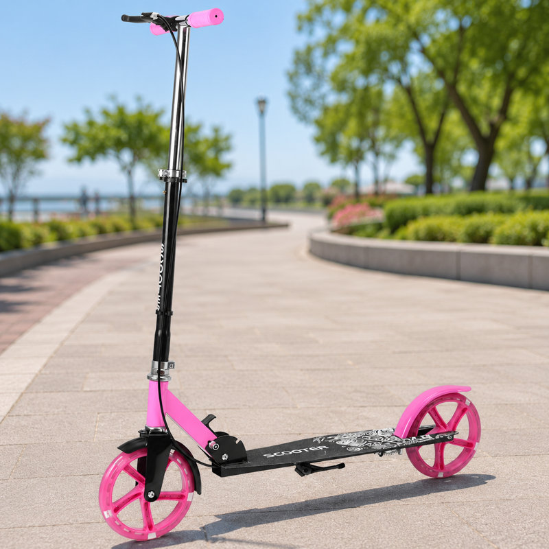 Trottinette pliable, Pink;Black