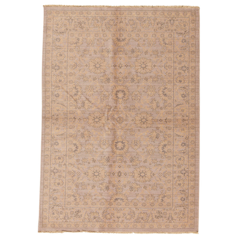 Area Rug in Light Gray
