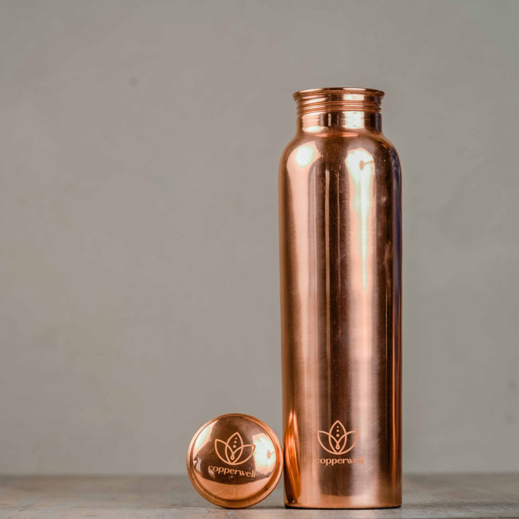 Perilla Home 25.36oz. Copper Water Bottle