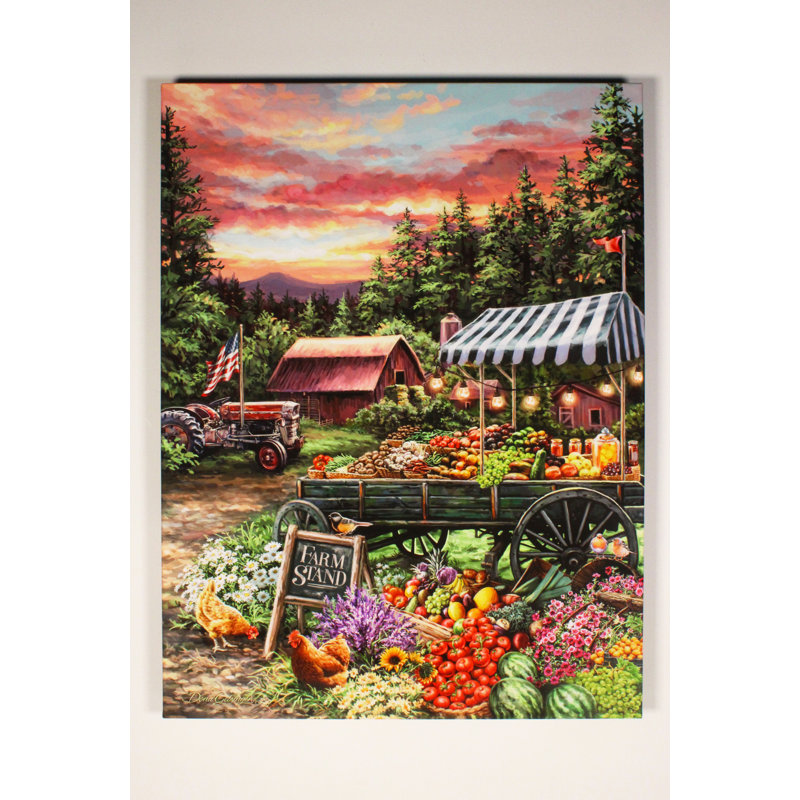 Farmstand 18x24 Fully Illuminated ColorChange LED Print