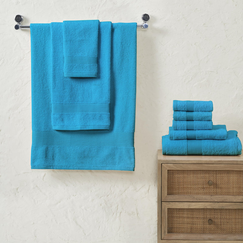 Cassie Cotton Plush Mulit-Size Set, Ice Blue