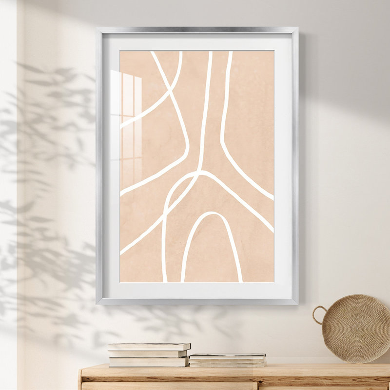 Clean Contour III -Framed Print