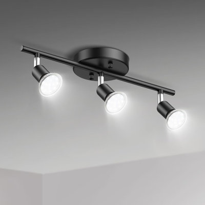 Ensemble d'éclairage sur rail 3 lumières