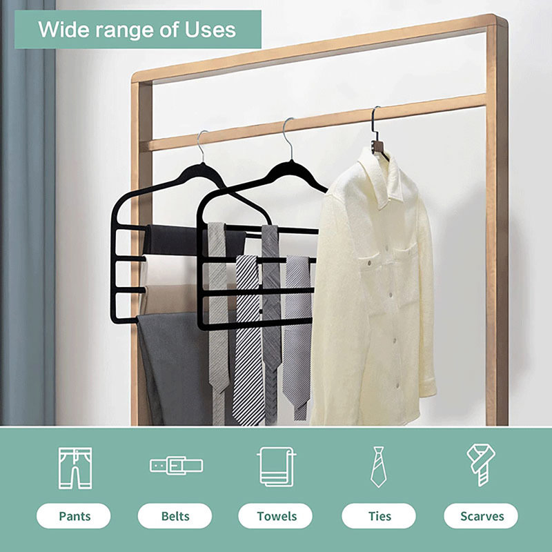 Velvet Multi-Layer Hanger