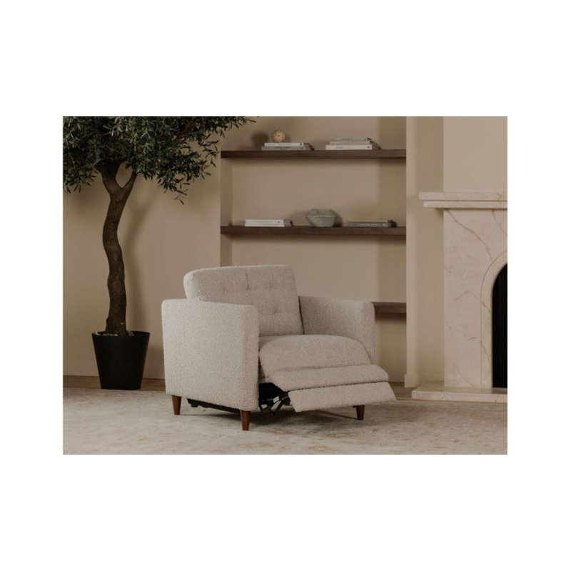 Bridgers Power Recliner Chair Warm Grey