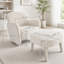 Chaise de loisir rembourrée avec repose-pieds-7417102