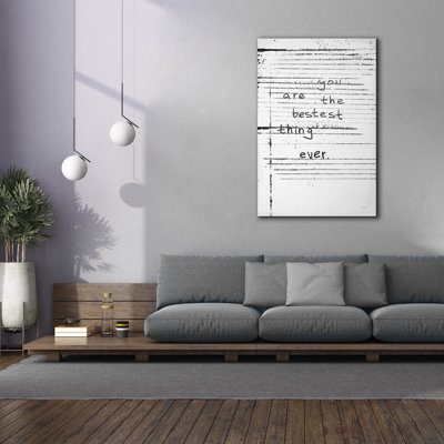 «Eping Graffiti» «Passing Notes» par Kent Youngstrom, art mural sur toile, 40 po x 60 po