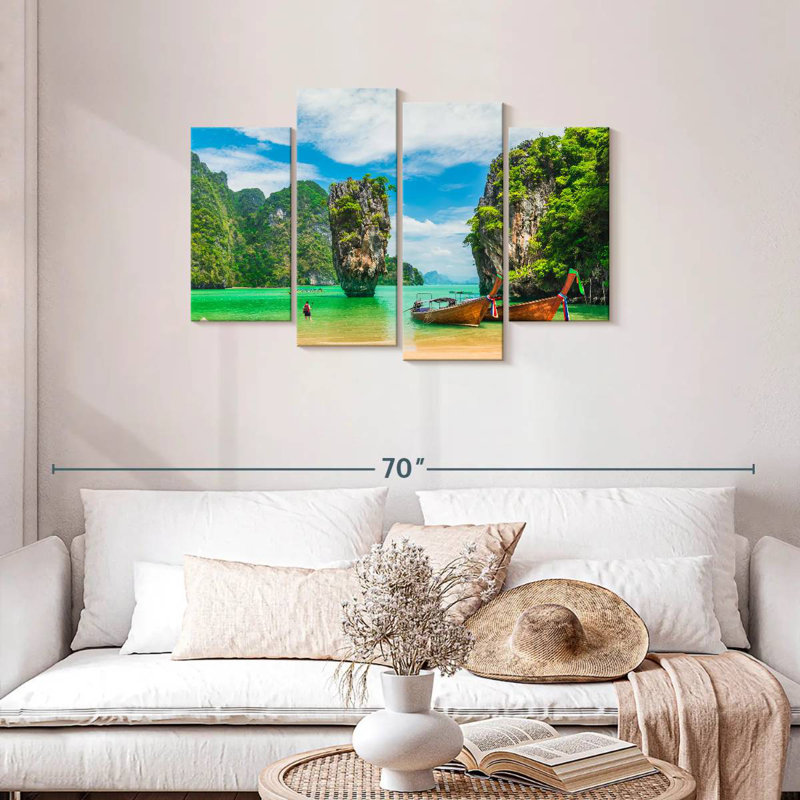 Gillard James Bond Island, H 27 po x l 43 po