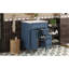 Meuble-lavabo compact de 24 po avec lavabo en céramique, armoire compacte pour petites salles de bain, design moderne avec 2 tiroirs et tablette réglable, meubles-lavabos-645822129