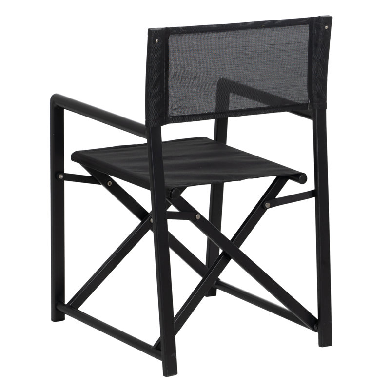 Patio Dining Armchair, Black
