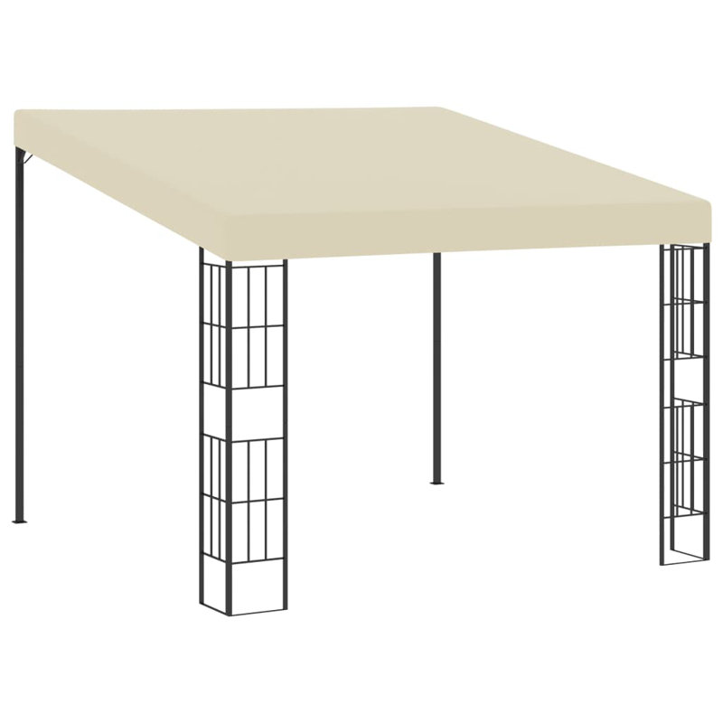 Meurer 1.18m x 1.18m Steel Patio Gazebo, Cream