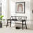 Margr 47" Low Back Wood Bench-1888040317