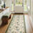 Chinoiserie Floral Rug Vintage Romance Design Washable Non-slip Carpet Green/Beige-511287990-503699253