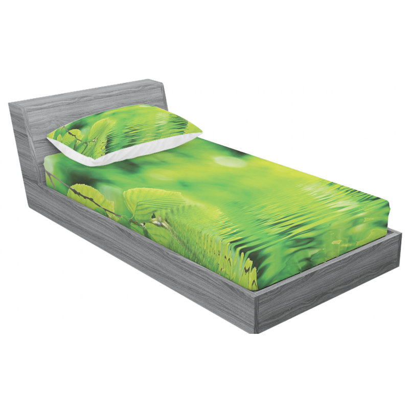 Microfiber Sheet Set, Twin XL Sheet Set with Fitted Sheet