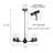 Goracy 5 - Light Dimmable Chandelier