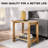Candrice Rectangular Outdoor Side Table-614873400