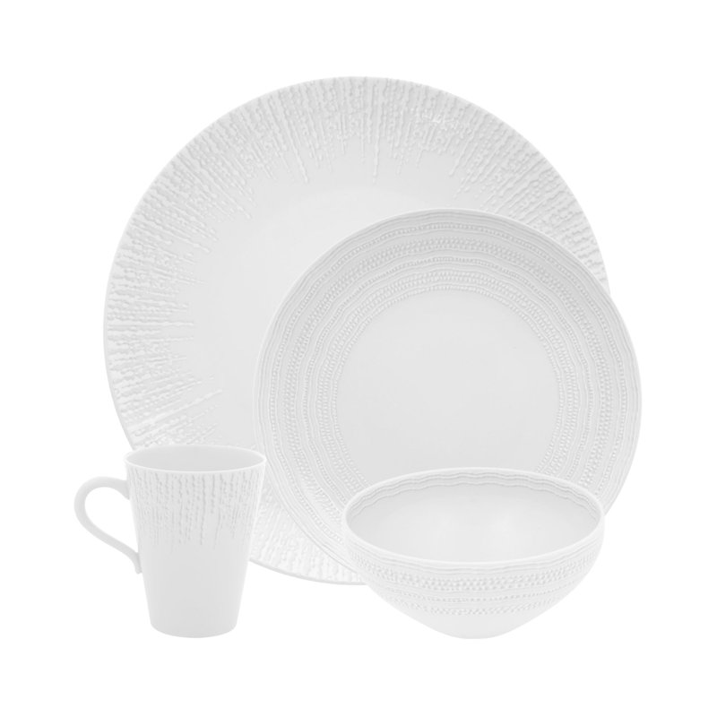 Mar Piece Porcelain China Dinnerware Set