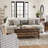 Susane Upholstered English Arm Sofa Light Gray and Gray-243505544