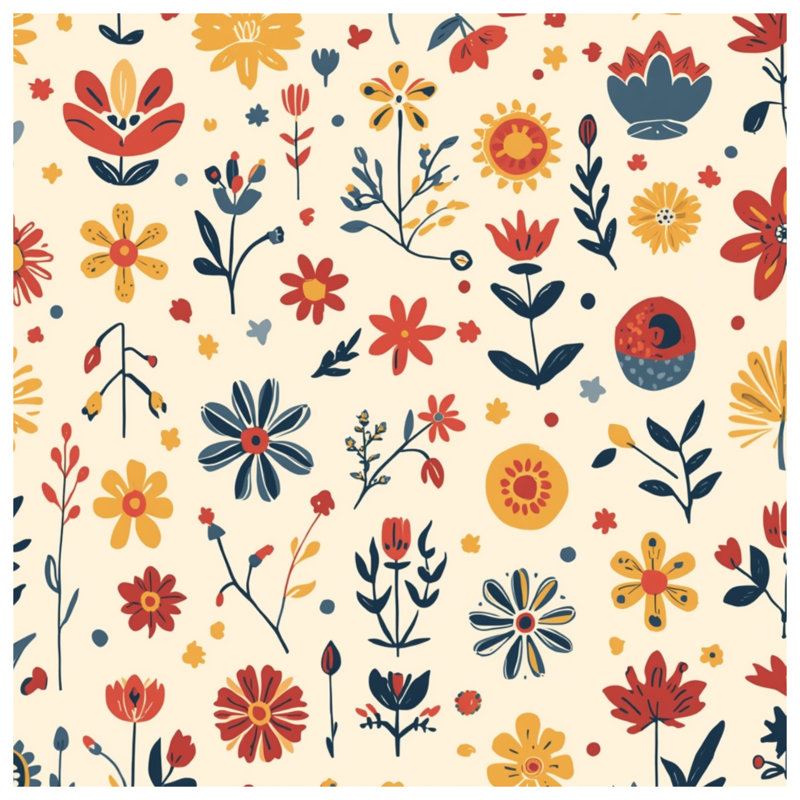Floral Botanical Pattern Blankets, 60in W x 80in H