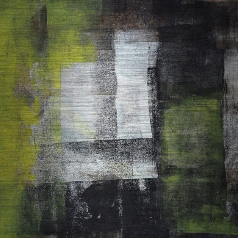 «Square Of Light», reproduction sur métal, H 40 po x l 40 po x P 1,5 po