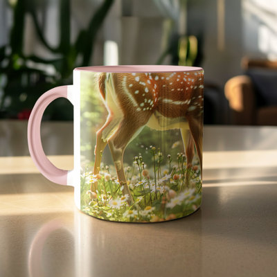 Handmade Ceramic Porcelain Coffee Mug Teacup and Saucer