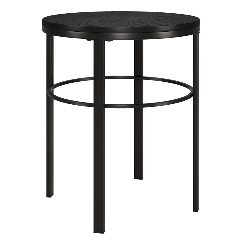 Table de bout Gaia, Bronze noirci / grain noir