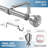 Adeline Steel Adjustable Single Curtain Rod-17228673-17228678