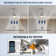 36'' Dimmable Ceiling Fan With Led Lights & Remote Control