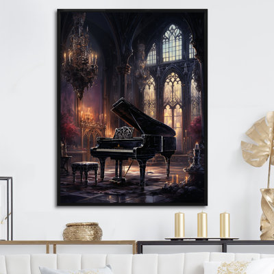 «Gothic Piano Grandeur II», reproduction sur toile