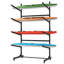 Support de rangement autoportant pour kayaks - pouvant accueillir 3 kayaks, support réglable robuste avec roues verrouillables pour kayak, canot, SUP et planche de surf, l 45,87 po x P 28,94 po-1111091593