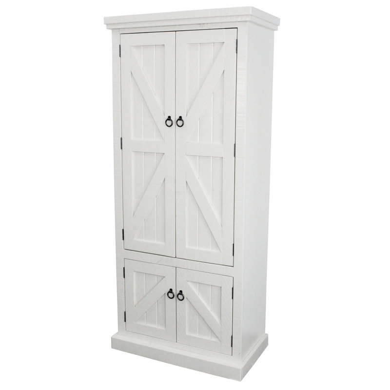 Armoire garde-manger 75 po Zimmerman, Blanc brillant