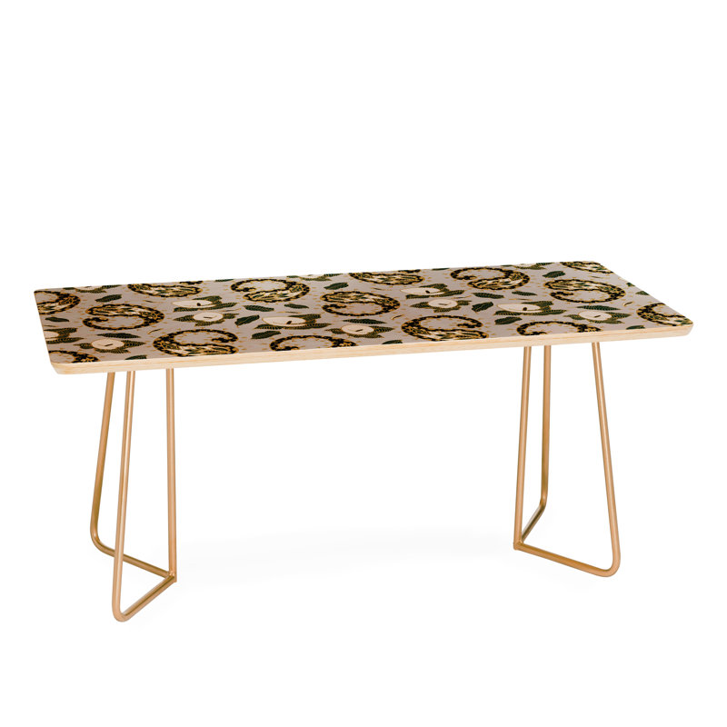 Table basse motif cachemire botanique marta barragan camarasa