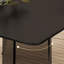 Table de salle à manger en marbre noir-105512083