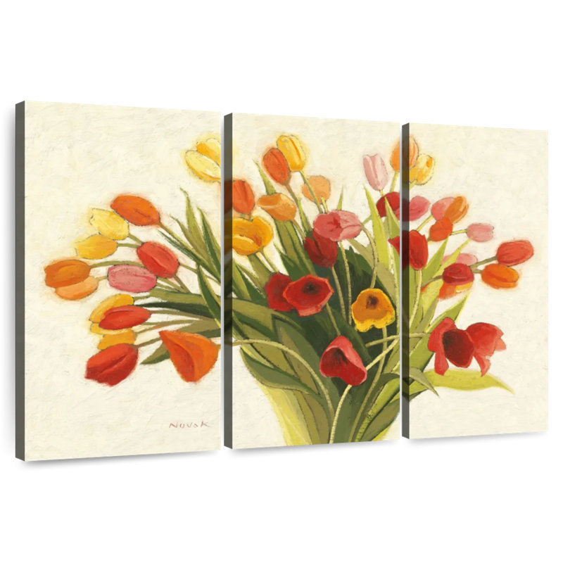 Harnek tulipes printanières parfumées, H 24 po x l 38 po