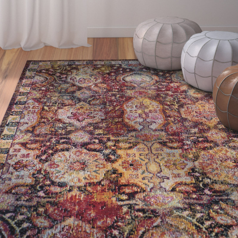 Lazaro Crystal Performance Oriental Rug, Rectangle 4' x 6'