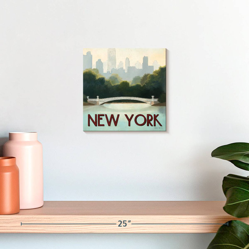 City Skyline, New York, H 10 po x l 10 po