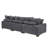 Yamal 122'' Corduroy Sofa-101906033