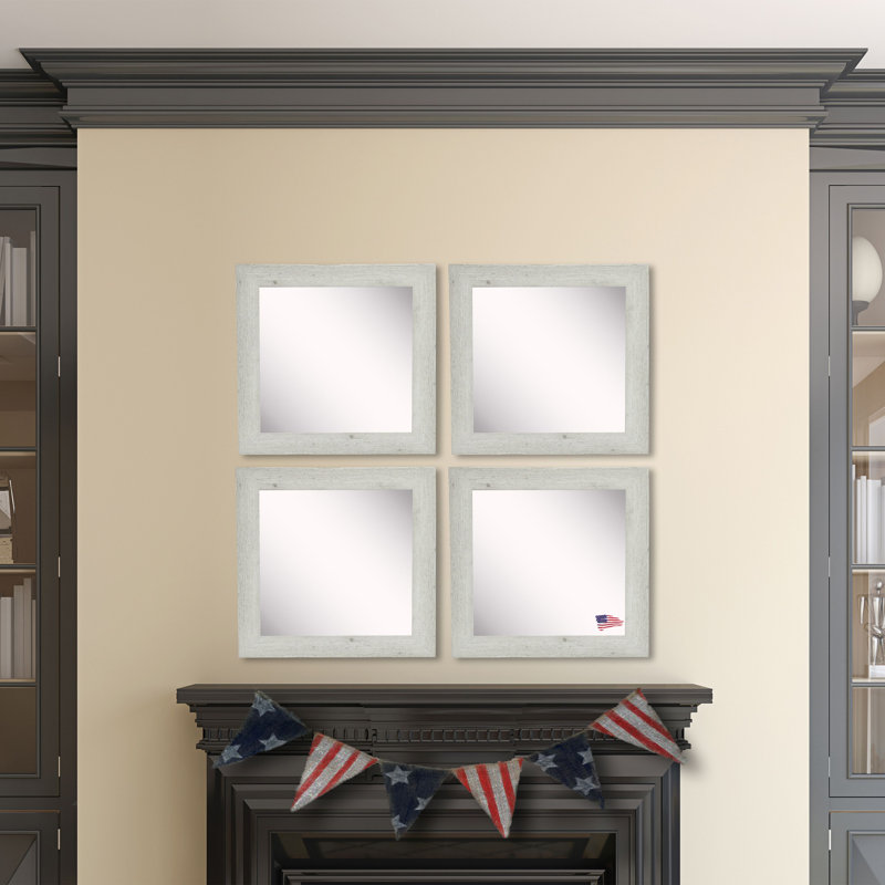 Dematteo Solid Wood Flat Wall Mirror