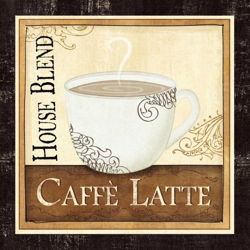 Art sur toile tendu avec Alconn Hill® Charron, Veronique Gallery: Coffee and Cream I