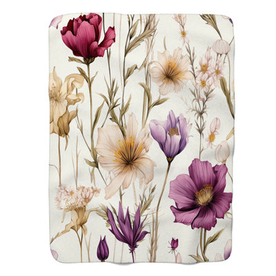 Bold Blooms - couverture de qualité supérieure 1 pièce