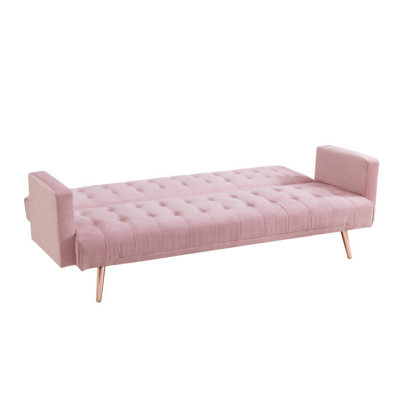 Kangley 3 Seater Sleeper, Pink, Rose Gold