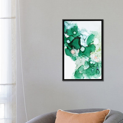 «Green I» par Sana Jamlaney, reproduction sur toile tendue