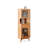 Burlywood Solid Wood Corner cabinet