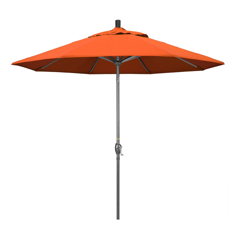 Parasol de marché 9 pi Ayomipo, Toile Sunbrella® tangerine
