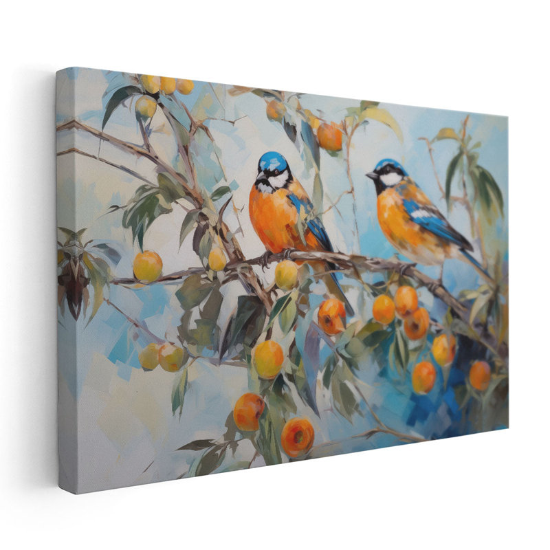 «Feathered Citrus View», H 20 po x l 30 po