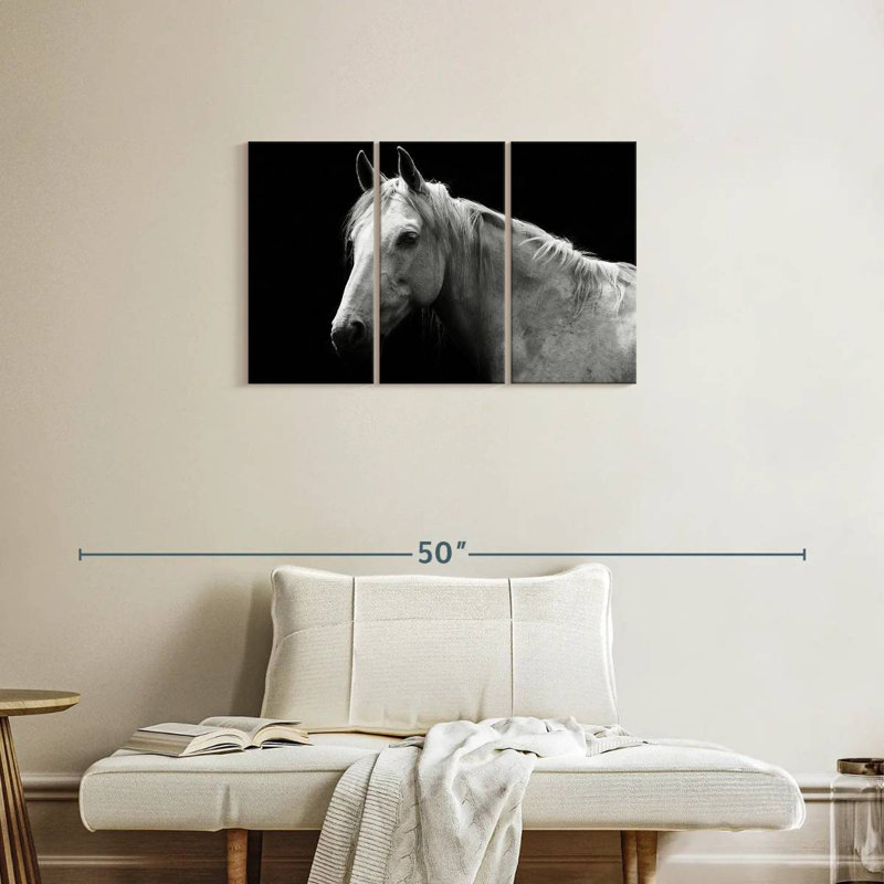 Brampt Horse Headshot, 20" H x 33" W
