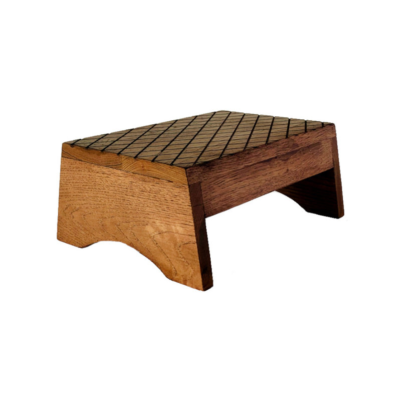 Thanujan 1 - Step Wood Step Stool, Mahogany